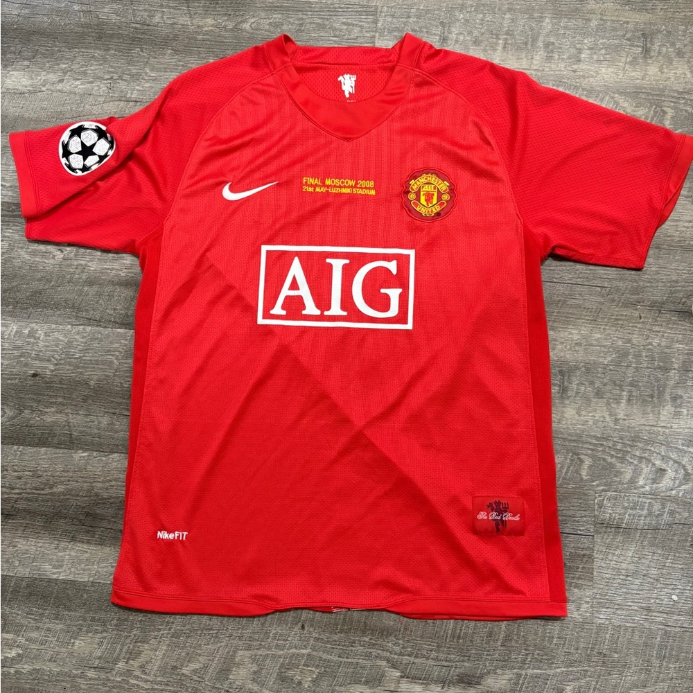 Nike Red Manchester United RONALDO Jersey